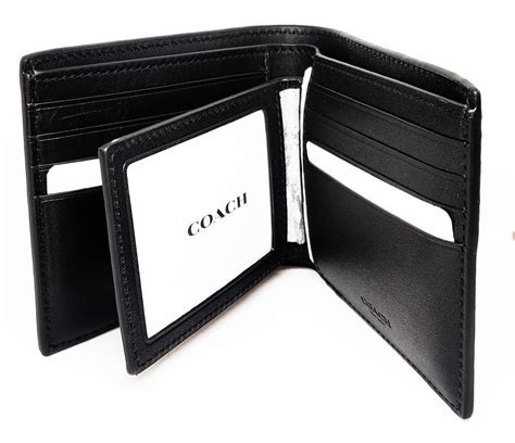 cartera coach negra hombre
